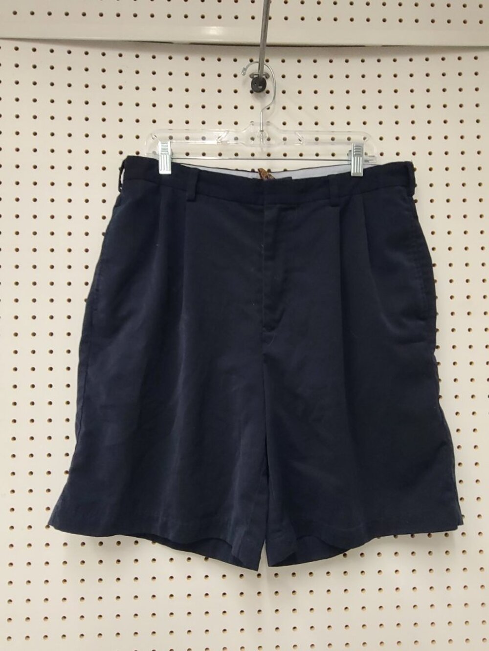 Tommy Hilfiger Golf Mens Navy Blue Shorts Size 36 Polyester Casual Flat Front
